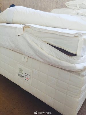 来看一个进口床垫的内部结构,大家能辨认每一层的材质吗?|床垫|材质